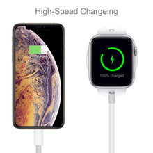 Load image into Gallery viewer, 2 in 1 iPhone and Apple Watch Charger