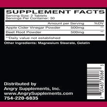 Load image into Gallery viewer, 2-Pack: Angry Supplements Apple Cider Vinegar + Beetroot and Turmeric & Ginger Capsules