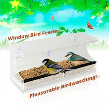 Load image into Gallery viewer, See-Through Acrylic Window Bird Feeder