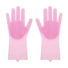 Load image into Gallery viewer, Silicone Scrubber Bristly Gloves