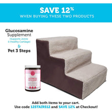 Load image into Gallery viewer, Paws & Pals Padded Pet Stairs