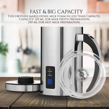 Load image into Gallery viewer, Chef's Star Milk Frother - Automatic Foam Maker & Creamer For Hot Or Cold Milk Steamer