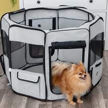 Load image into Gallery viewer, Paws & Pals Portable Pet Playpen with Blanket
