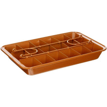 Load image into Gallery viewer, Gotham Steel Nonstick Baking Pan with Built-In Slicer
