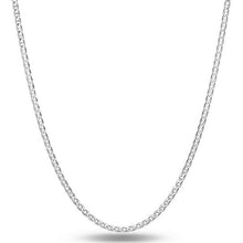 Load image into Gallery viewer, Italian Sterling Silver Mariner Link Chain