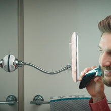 Load image into Gallery viewer, My Flexible Mirror 10x Magnification 7” Make Up Round Vanity Mirror