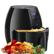 Load image into Gallery viewer, Posame 1500W 4.2 QT Black LCD Digital Touch Screen Air Fryer