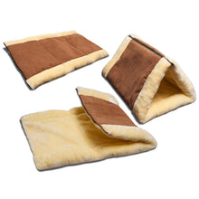 Load image into Gallery viewer, 2-in-1 Pet Tunnel Fleece Bed for Cats & Dogs