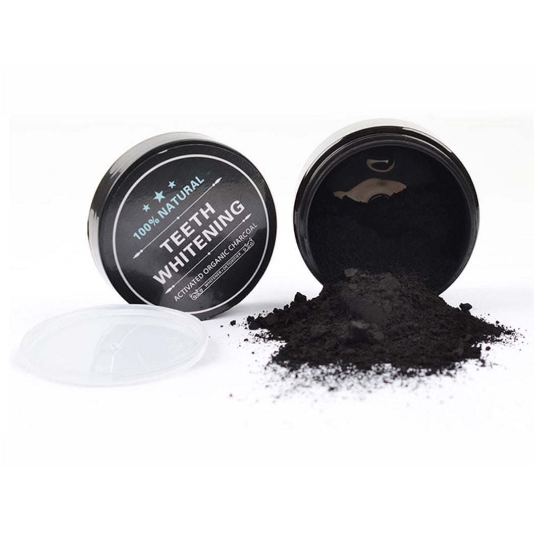 100% Natural Charcoal Teeth Whitening Powder