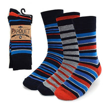 Load image into Gallery viewer, 15 Pairs: Parquet Men's Patterned Fancy Socks
