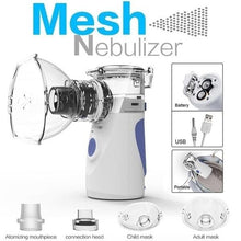 Load image into Gallery viewer, Portable Handheld Child Atomizer USB Rechargeable Mesh Spray Nebulizer
