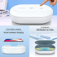 Load image into Gallery viewer, Portable Multi-Function Cell Phone Cleaning Box with Aroma Diffuser and Wireless Charger, Cleaning Box - OJD-L03
