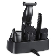 Load image into Gallery viewer, Povos Cordless 5-in-1 Beard Trimmer Body Groomer Style and Detail Kit
