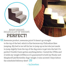 Load image into Gallery viewer, Paws &amp; Pals Padded Pet Stairs
