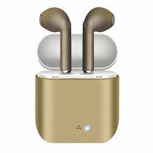 Load image into Gallery viewer, Metallic Wireless Earbuds &amp; Charging Case Set
