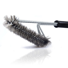 Load image into Gallery viewer, Barbestar 18" 3 in 1 Safe Barbecue Grill Brush Wire Bristles
