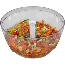 Load image into Gallery viewer, Compact &amp; Powerful Hand Held Vegetable and Fruit Chopper and Slicer
