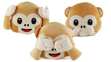 Load image into Gallery viewer, Emoticon Plush Decorative Pillows - Assorted Styles
