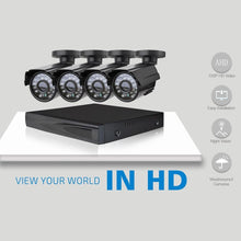 Load image into Gallery viewer, Outdoor AHD Home Security 4 Camera and DVR System
