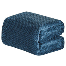 Load image into Gallery viewer, Oversized  Chevron Braided Throw Blanket
