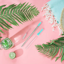 Load image into Gallery viewer, 3-Pack: Expandable Steel Straw
