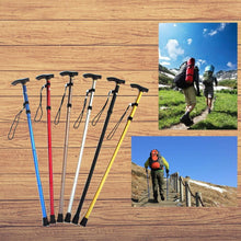 Load image into Gallery viewer, Portable Aluminum Folding Walking Travel Stick Cane
