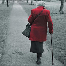 Load image into Gallery viewer, Portable Aluminum Folding Walking Travel Stick Cane
