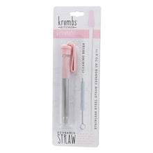 Load image into Gallery viewer, 3-Pack: Expandable Steel Straw
