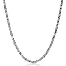 Load image into Gallery viewer, Sterling Silver Italian Popcorn Chain Necklace
