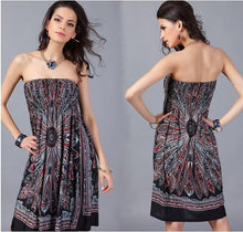 Load image into Gallery viewer, Strapless Paisley Print Dress - Assorted Styles and Sizes

